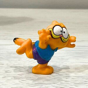 Vintage Rubber Running Garfield Toy 1978, 81 United Features